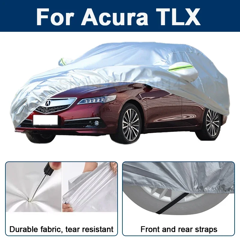 

Всепогодный чехол для автомобиля Acura TLX с отражающими полосами, водонепроницаемый, снегозащитный, пылезащитный, с защитой от УФ-излучения, аксессуар для экстерьера автомобиля