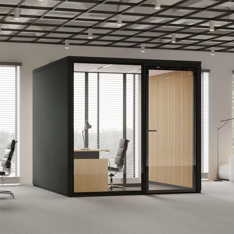for Flexspace New Modern Mobile Soundproof Cabin Recording Studio Office Meeting Pod Soundproof Studio For Sale