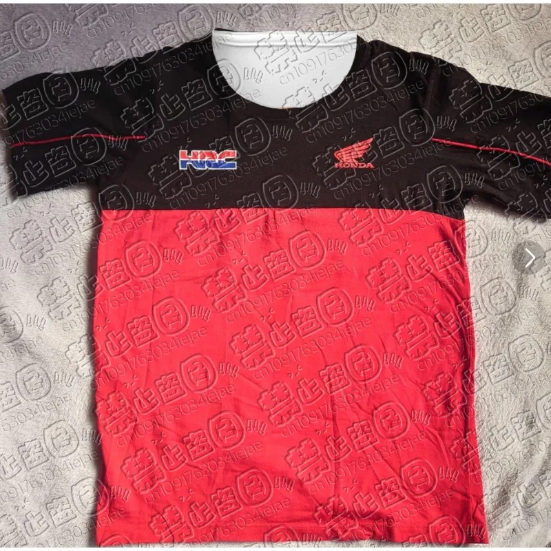 

HONDA summer men's 3D motorcycle print short-sleeved T-shirts. Honda HTC car print uniform T-shirts and tops.