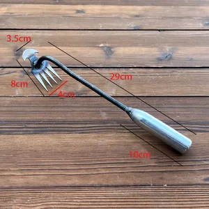 Artifact, uprooting tools and weed, Hoeing Rake gardening, manganese Steel Farm Tool, small hoe, loosening the soil 10 Main Sales hoe - №4