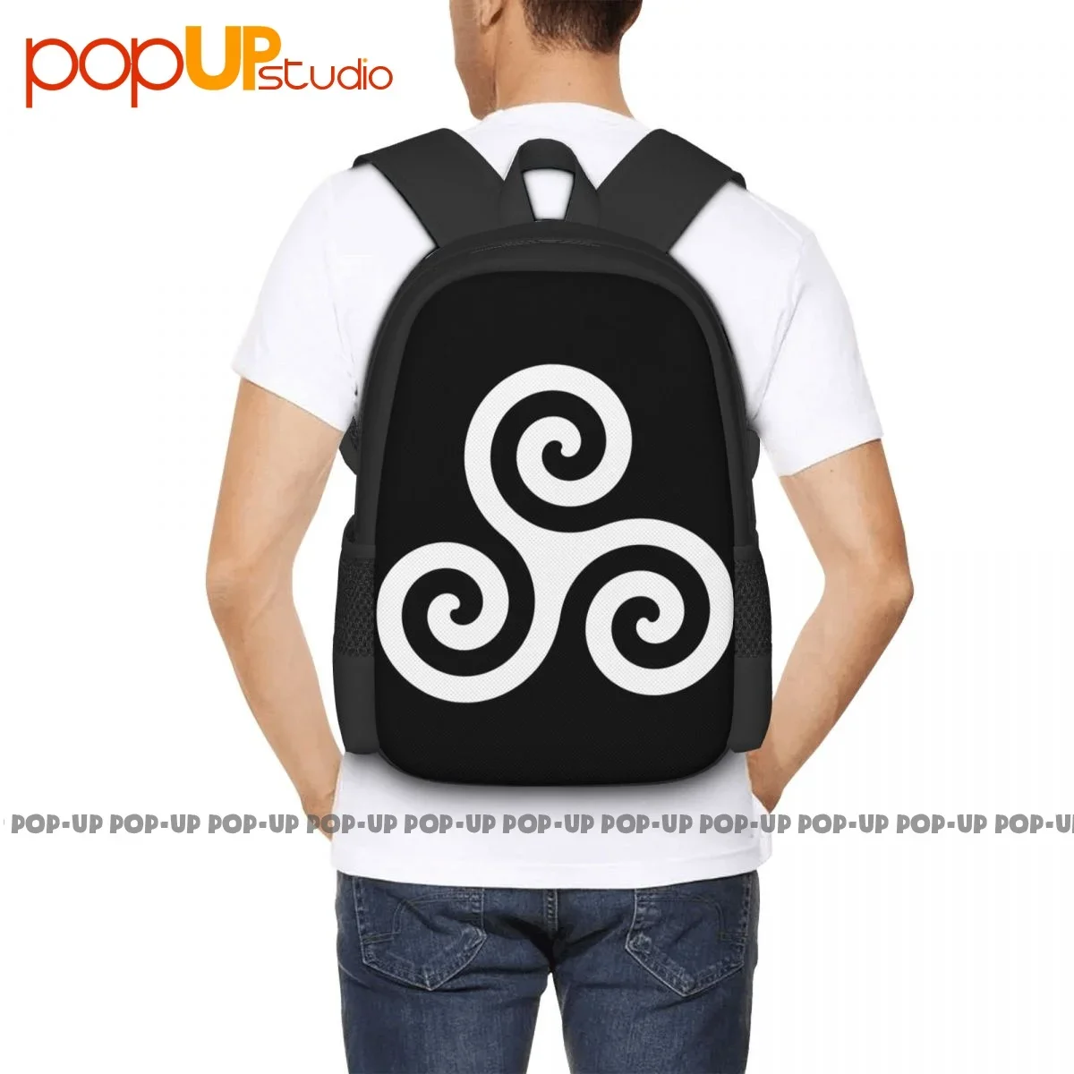 Mochila de gran capacidad para gimnasia, Triple espiral, Triskelion, Teen Wolf