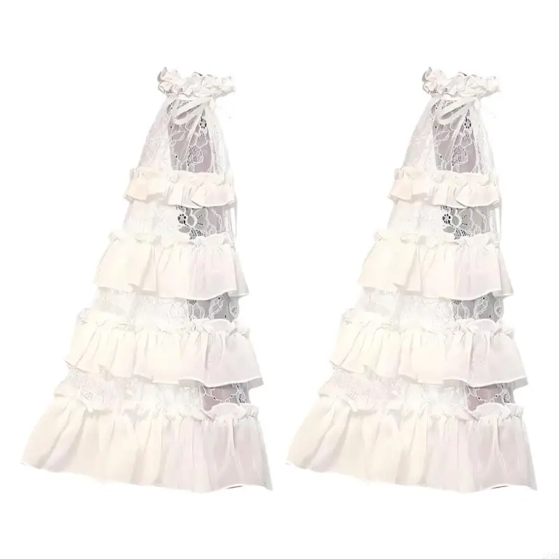 Romance Lace Arm Sleeves For Women Dresses Blouses And Victorain Outfit Bells Arm Covers for Wedding Ceremony