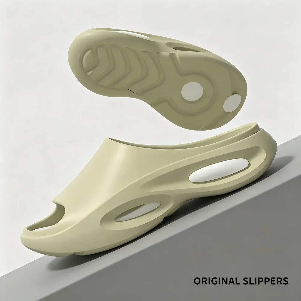 ZUOFU 40-51 Herren Zweifarbige Pfeil-EVA-Sandalen Frühling Sommer Extra Große Größe Rutschfeste Weiche Indoor-Outdoor-Badezimmer-Hausschuhe – Detail 6