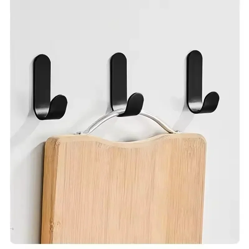 3-9Pcs Strong Self-Adhesive J-hook Adhesive Hanging,Bathroom Towel Key Kitchen