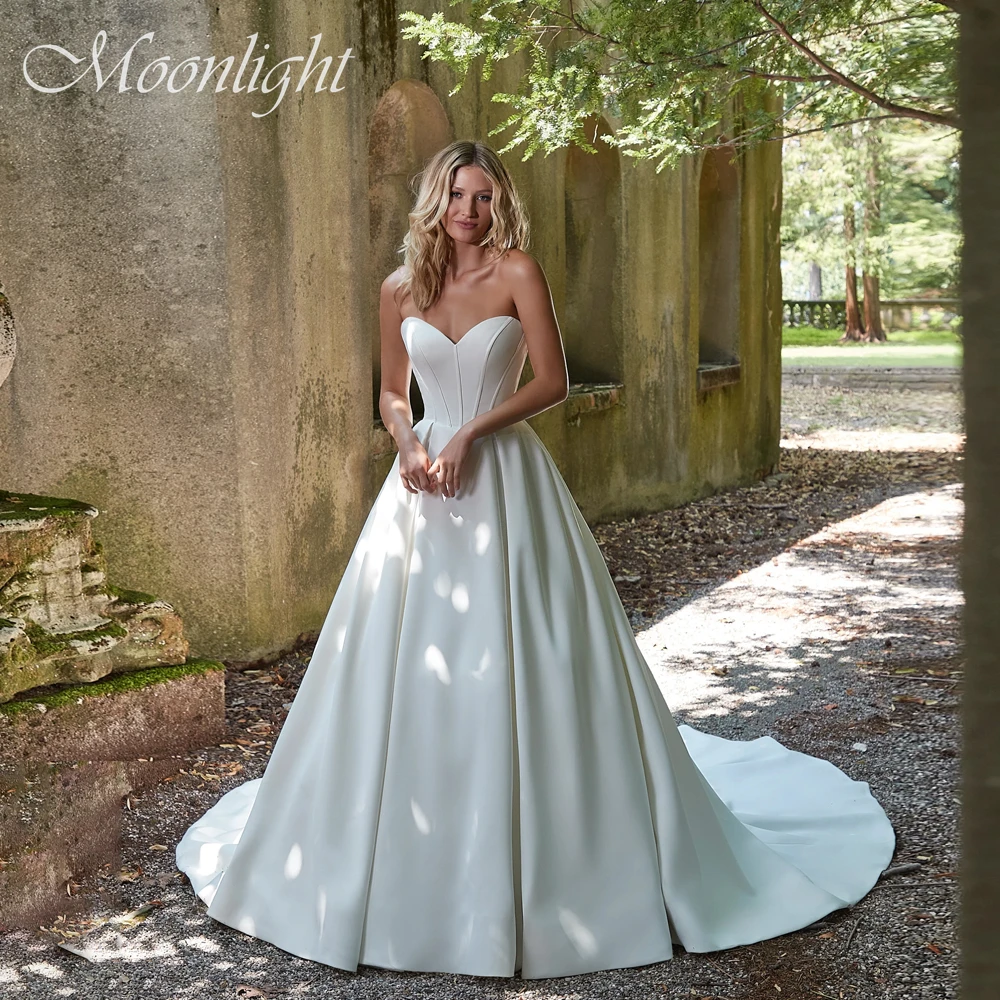 

Простое свадебное платье трапециевидной формы в форме сердца, женское свадебное платье без рукавов с открытой спиной и пуговицами, Vestidos De Novia по индивидуальному заказу