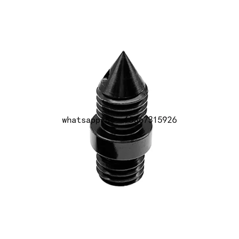 10PCS Black Plumb Bob Hook For Leica 102 Prism Survey Pole Adaptor 5/8x11 Thread Mini Prism Adopter Survey Point Aluminum