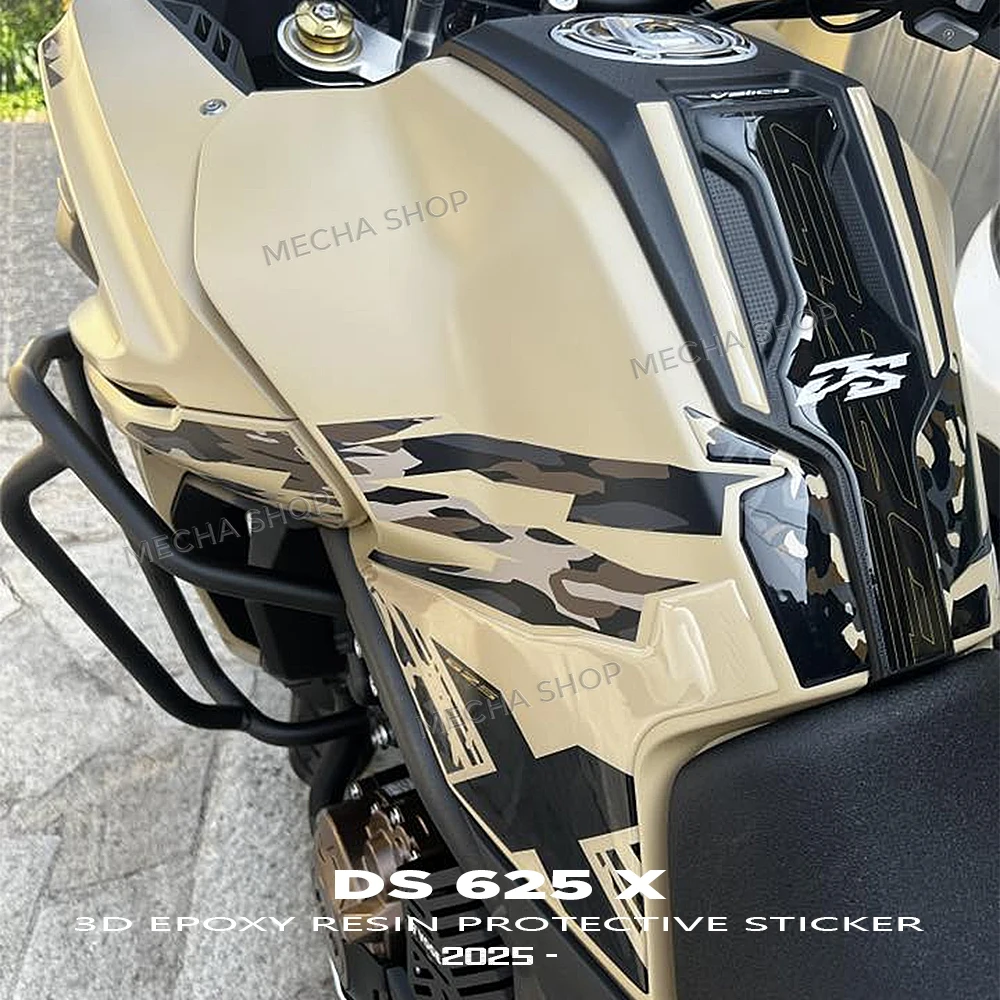 

For Voge Valico 625DSX DSX625 ds625x Tank Pad 2025 3D Epoxy Resin Sticker Protection Kit