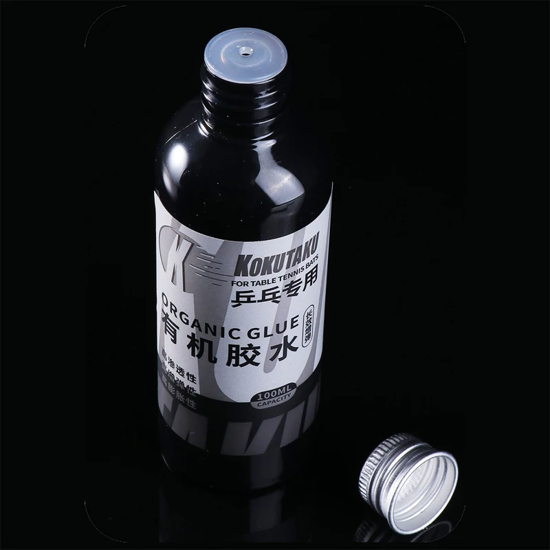 

1 шт., ракетка для настольного тенниса, органический клей, 100 мл, водорастворимый клей, крышка базовой пластины, клейкие принадлежности для настольного тенниса