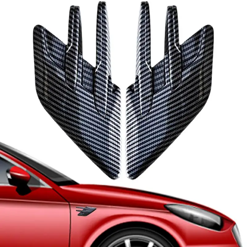 

Для общего автомобиля Shark Gills Автомобильный капот Стильная имитация накладки Прочный клей Имитация вентиляционной крышки Выходная накладка