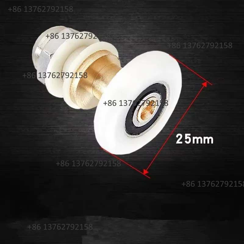 8PCS Eccentric Pulleys 19/20/23/25/27mm Shower Glass Sliding Door Roller Bathroom Cabinet Replacement Hanging Wheels view 5