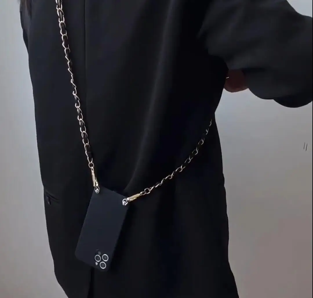 الأساور الجلدية حزام Crossbody الحبل جراب هاتف آيفون 17 الهواء 15 16 16E 14 12 11 13 برو ماكس ميني 7 8 plus SE 202 غطاء #5