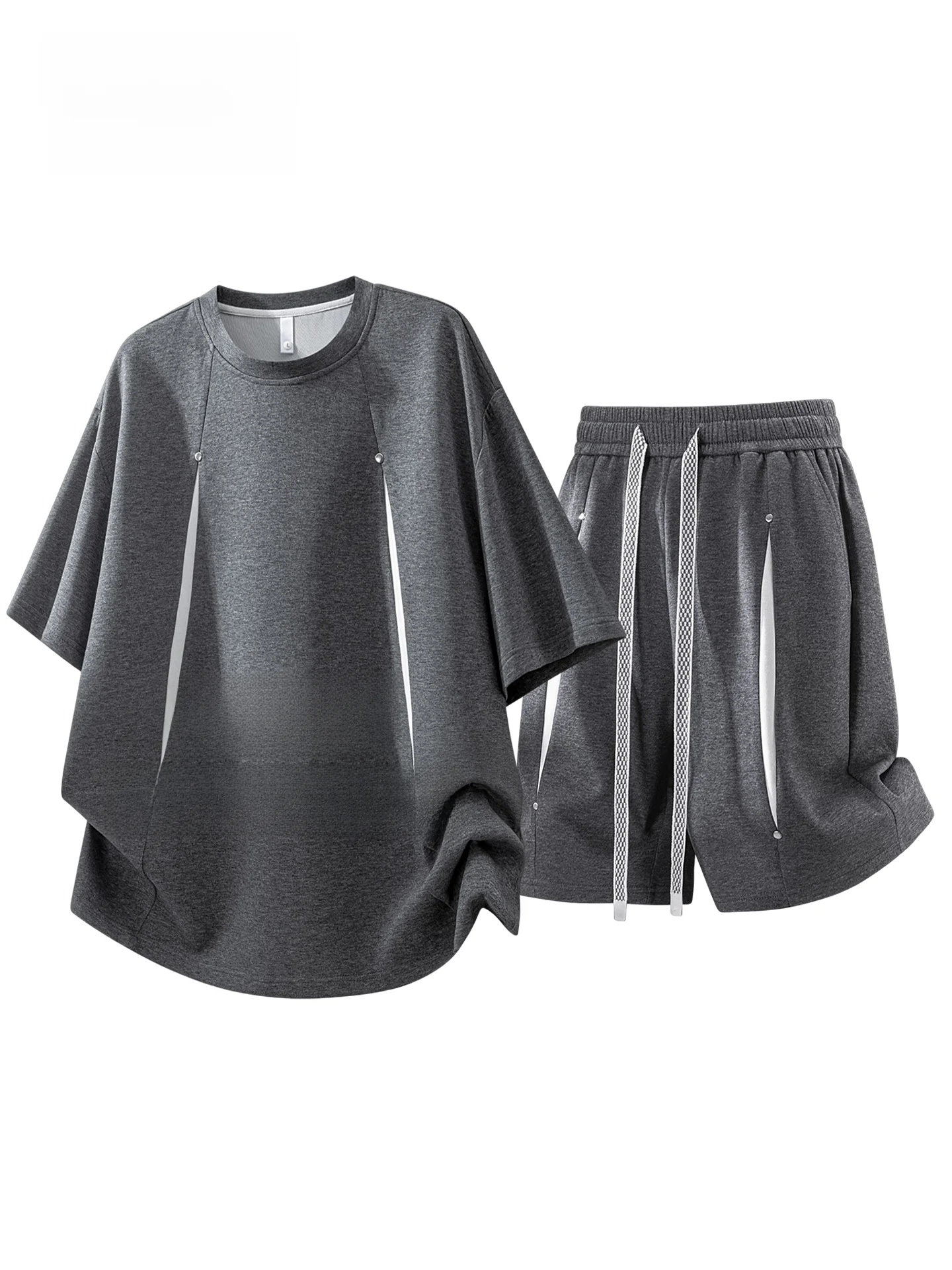 ensemble-de-vetements-de-sport-decontractes-pour-hommes-mochao-coupe-ample-ete-tendance-t-shirt-et-short-ensemble-deux-pieces-tissu-en-coton-et-polyester-melange