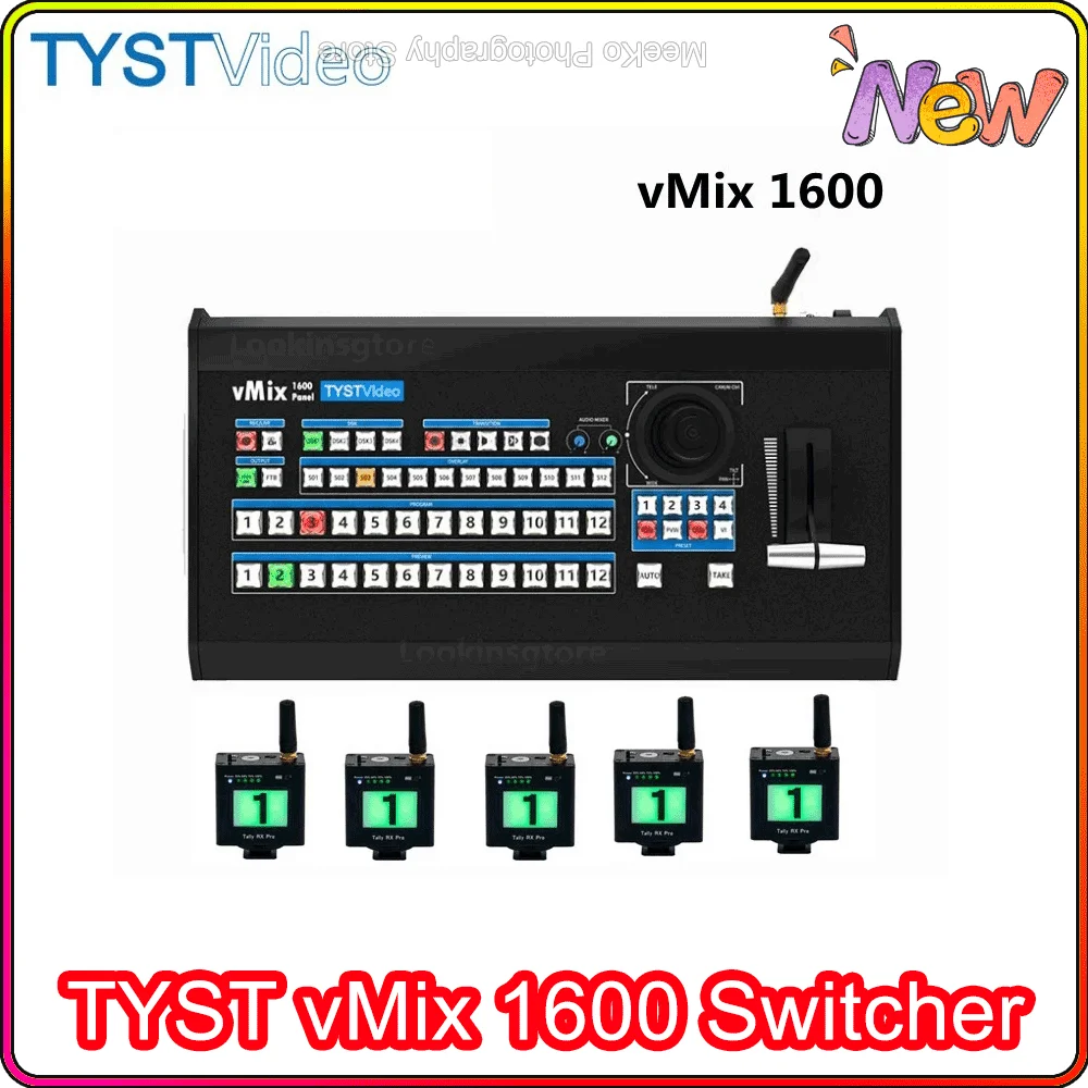 TYST New VMIX 1600 Panel live broadcast director switcher panel vmix software director keyboard