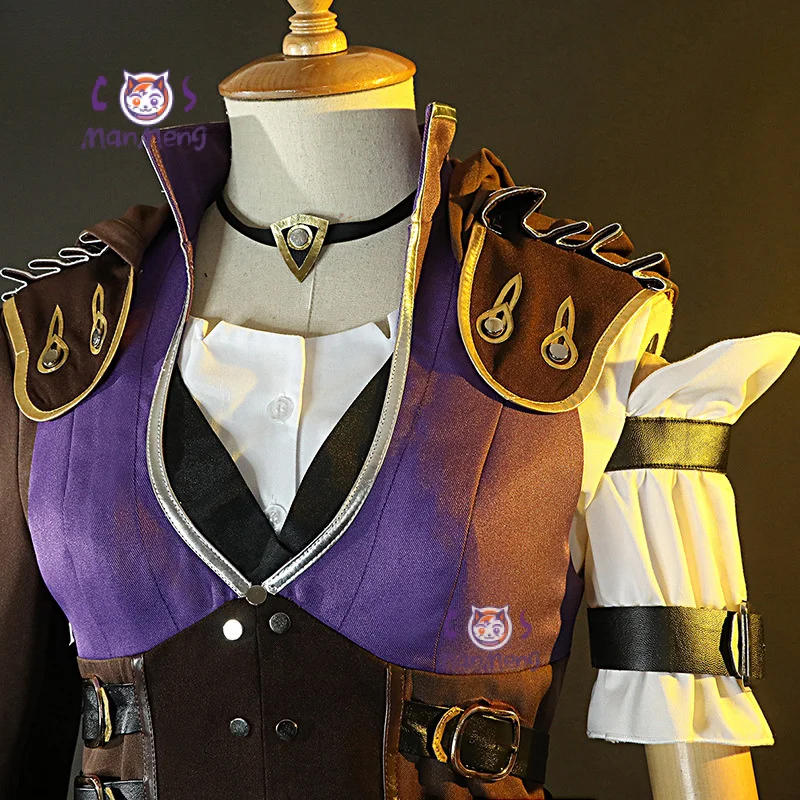 Arcano: League of Legends Caitlyn·Kiramman Cosplay LOL costume Festa Carnevale Accessori Prop Set Moda Uomo Donna uniforme