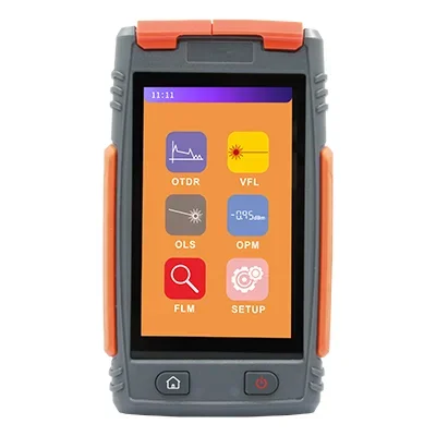 mini SmartOTDR M1000 PRO D22 60KM 22/20dB deadzone 1m/4m with fiber link map light source power meter VFL mini OTDR