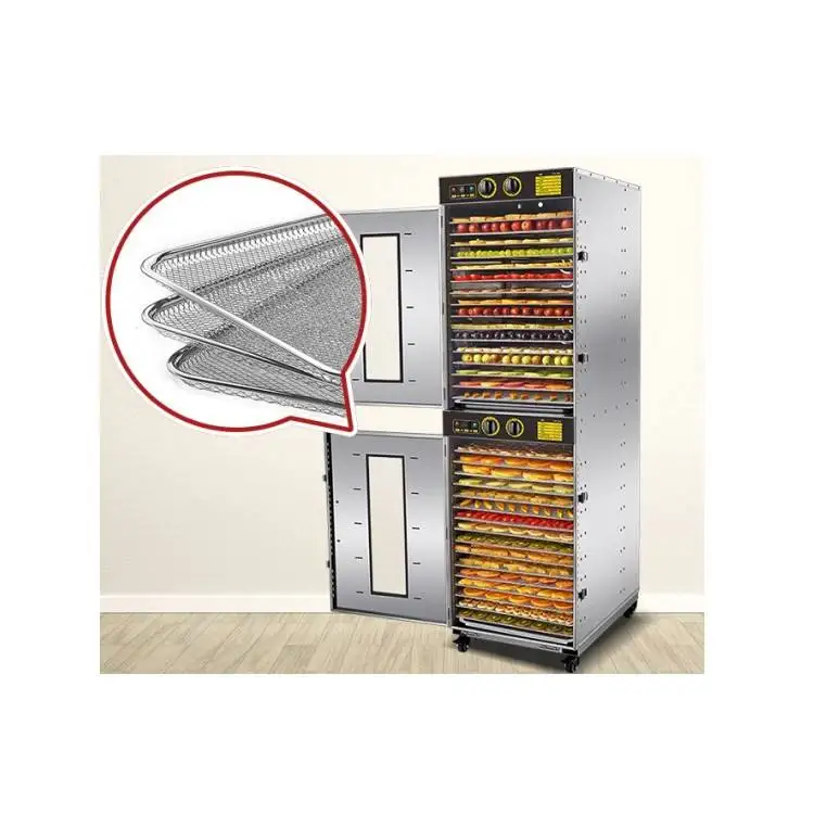 

88 TRAYS Commercial Food Dehydrator for Fruit and Vegetable Dryer Industrial Dehydration Machine Meat Drying Oven