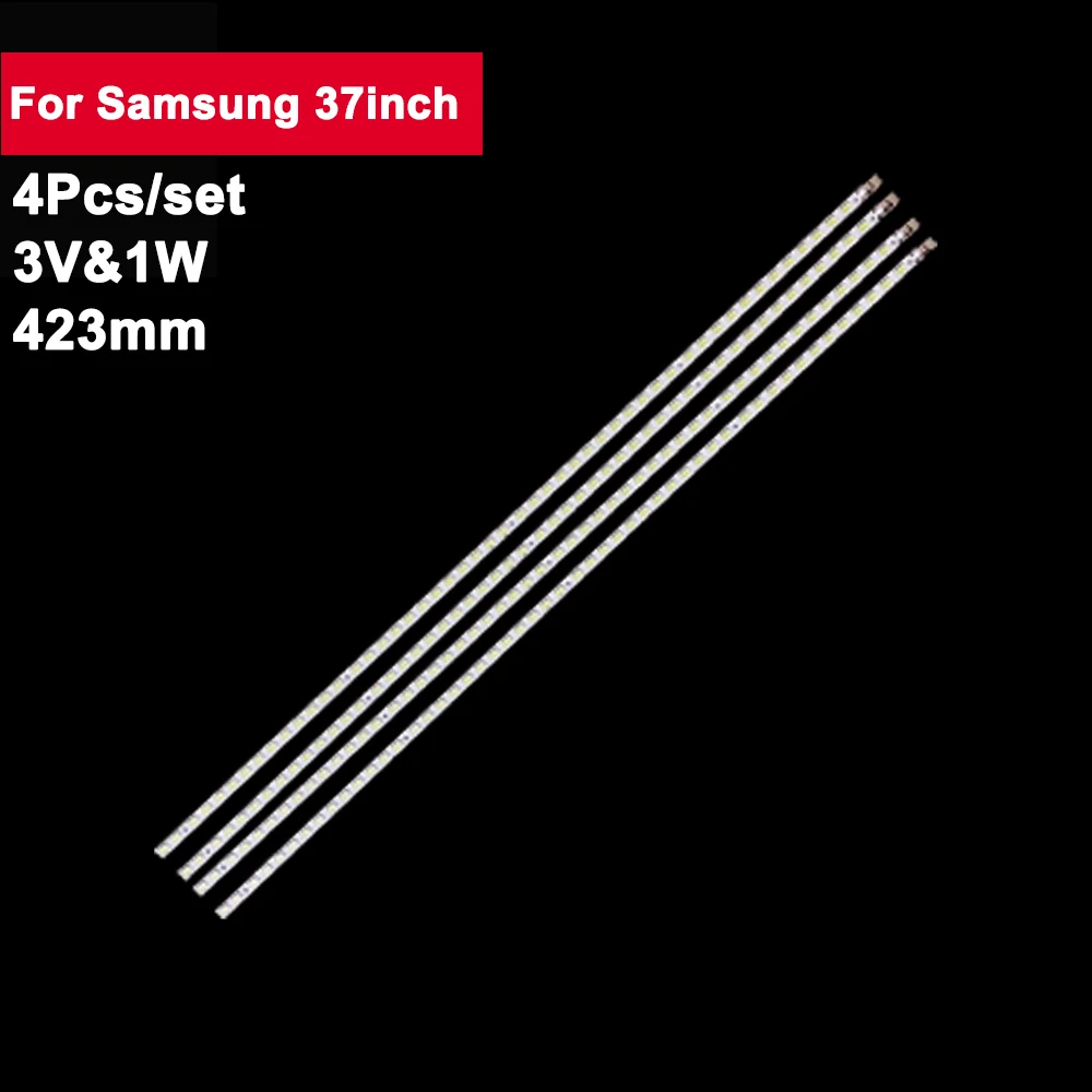 

4pcs 423mm 3V Led Backlight Strips For Samsung 37inch SLED 2010SVS37_50 120HZ REV1.2 T370FBE2-DA