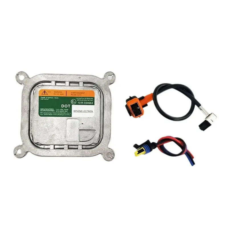 Dependable-2Pcs HID Xenon Headlight Ballast+Power Wire 8A5Z-13C170-A For Dodge Ford Lincoln DL3Z-13C170-A 8A5Z13C170A