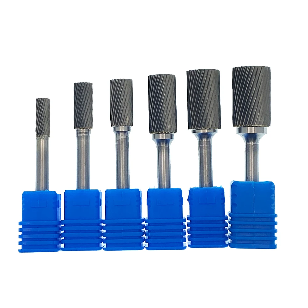 6mm A-TYPE Head Tungsten Carbide Rotary File Tool Point Burr Die Grinder Abrasive Tools Drill Milling Carving Bit Tool for Metal