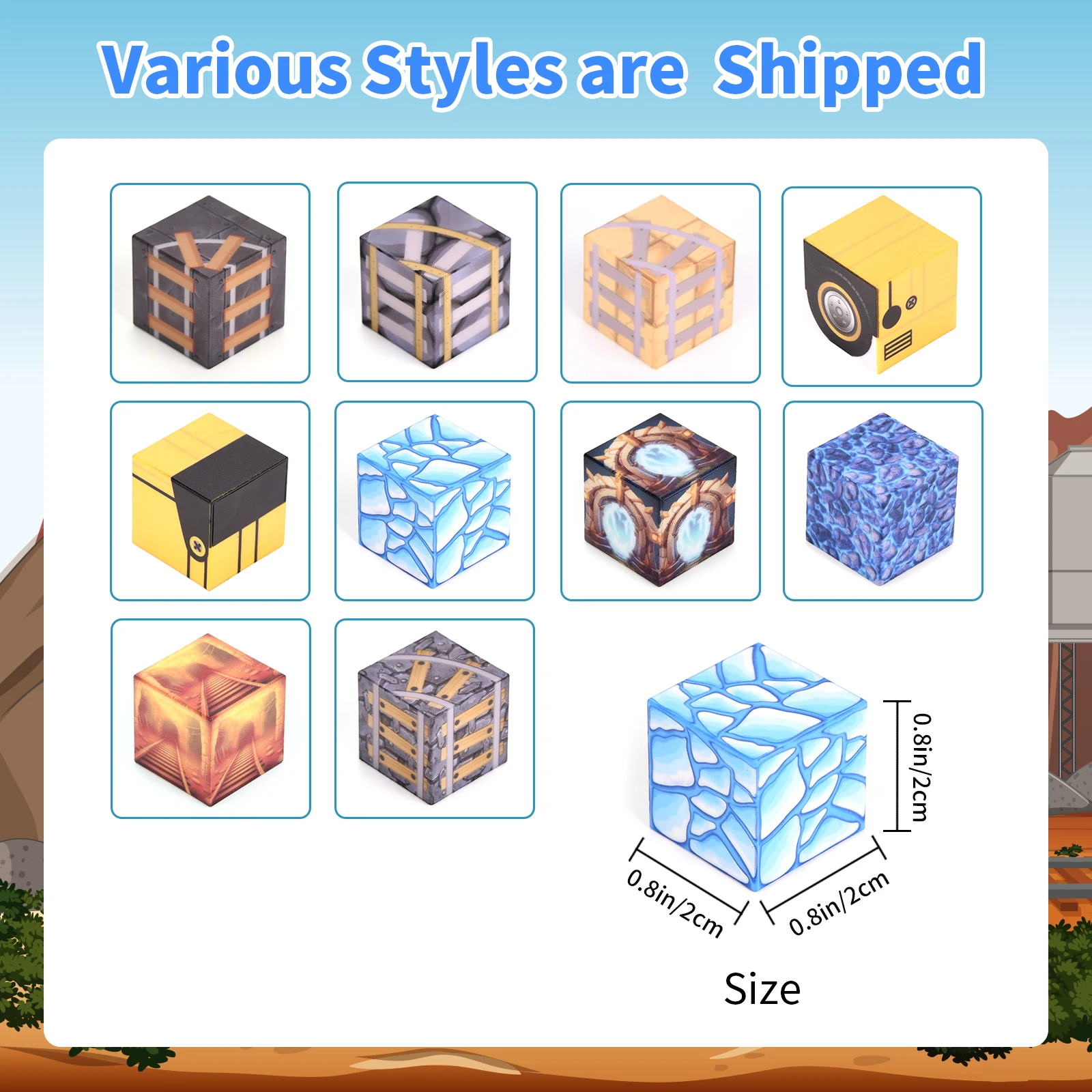ألعاب مكعبات البناء المغناطيسية، ألعاب تعليمية تعليمية، ألوان متعددة للاختيار من بينها، تعطي الأطفال مفاجأة