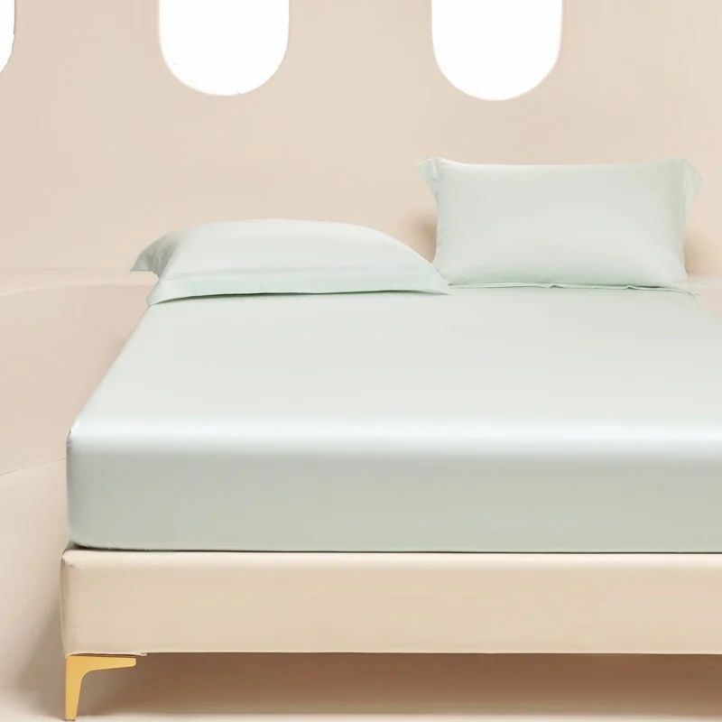 حريري التبريد 40s ليوسيل الألياف المجهزة ورقة جيب عميق الولايات المتحدة الملك 183*203*40 سنتيمتر الأوكالبت ايوسل الفراش غطاء مرتبة #3