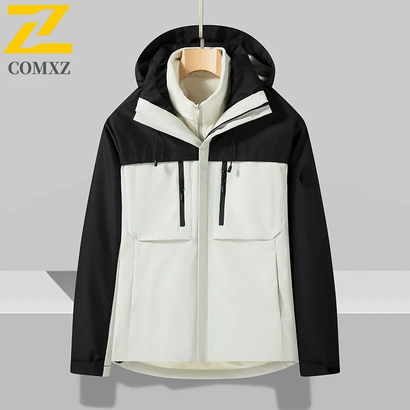 

COMXZ Valley Jacket 2025 Athleisure Waterproof Windproof Outdoor Hiking Cycling Lightweight Jacket Autumn Man Clothes Jackets