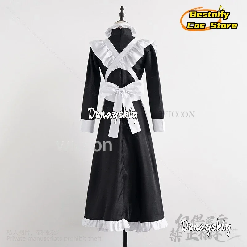 КосплейАниме Чужой Сценический Косплей Мизи Костюм Черно-Белое Платье Горничной Парики Лолиты Для Хэллоуина Рождество Женщины Ролевые Игры На Заказ