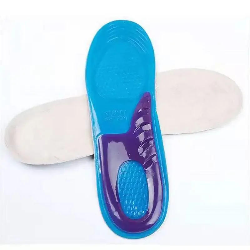 

shock-absorbing insole Orthotic Arch Support Foot Pain Massaging Soft Sport Shoe Anti-Shock Insoles Pad Man Women