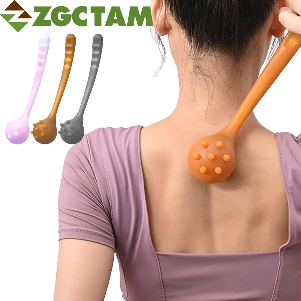 1Pcs Relaxing Meridians Activating Hammer Silicone Massage Destroying Meridians Rhythm Massage Rhythm Manual Health Massage Tool