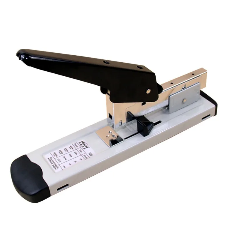 Heavy duty thick layer textbook stapler Large labor-saving stapler Thickened book stapler Order 120 pieces of office stationery