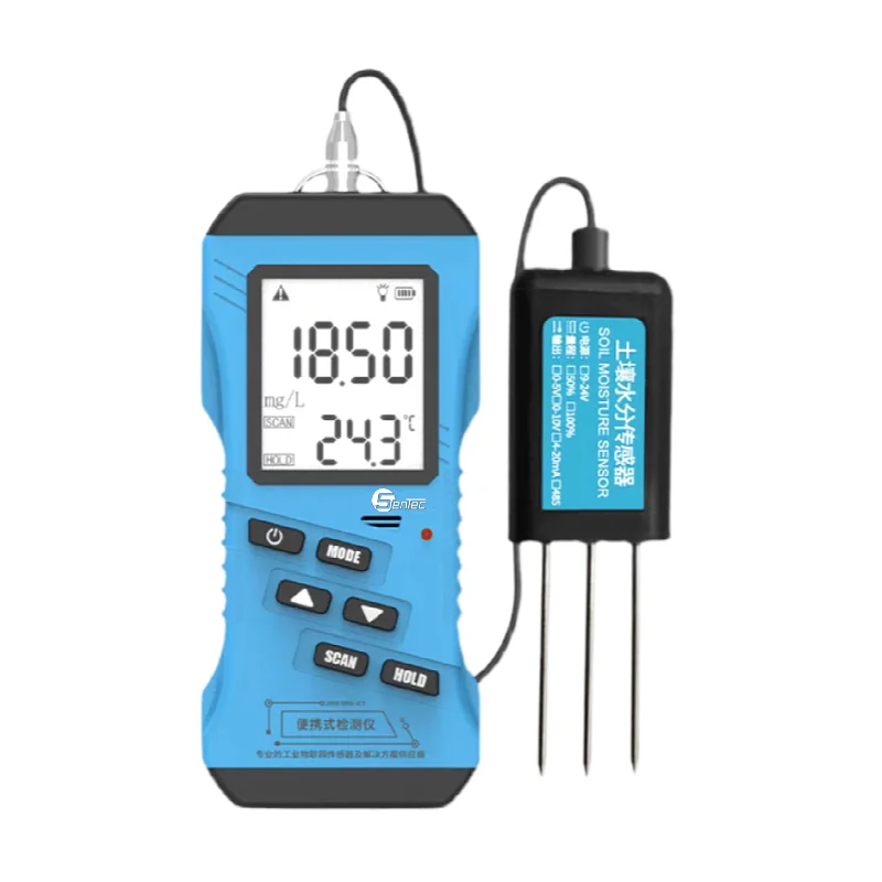 Agriculture Soil NPK PH EC Analyzer Moisture Sensor 7in 1 Soil Tester With Portable Handheld Display Terminal