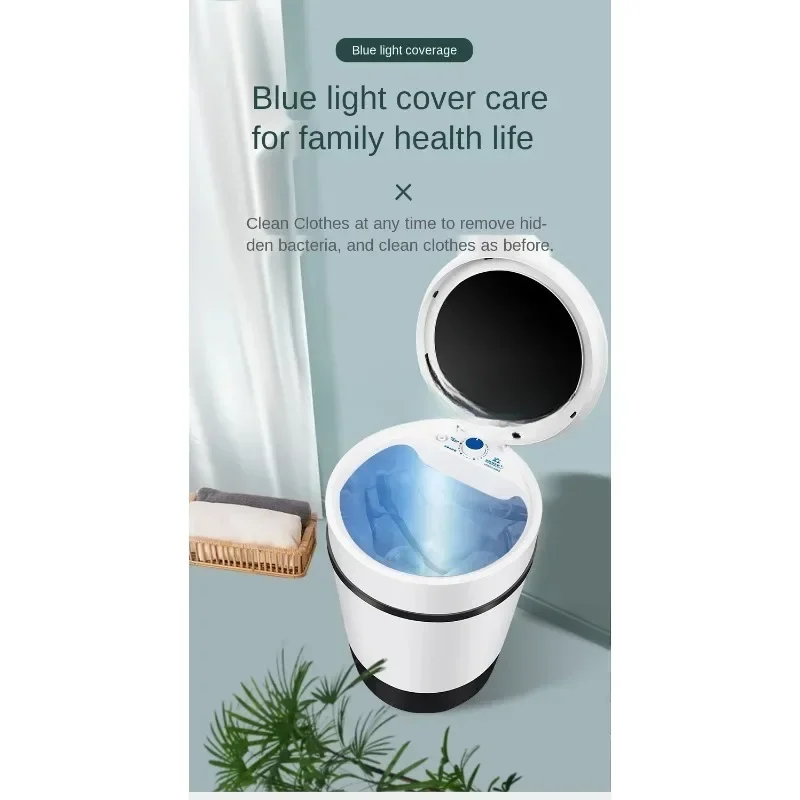 

Washing Machine round barrel large capacity simple small portable top open washing and draining dual-use small wash machine