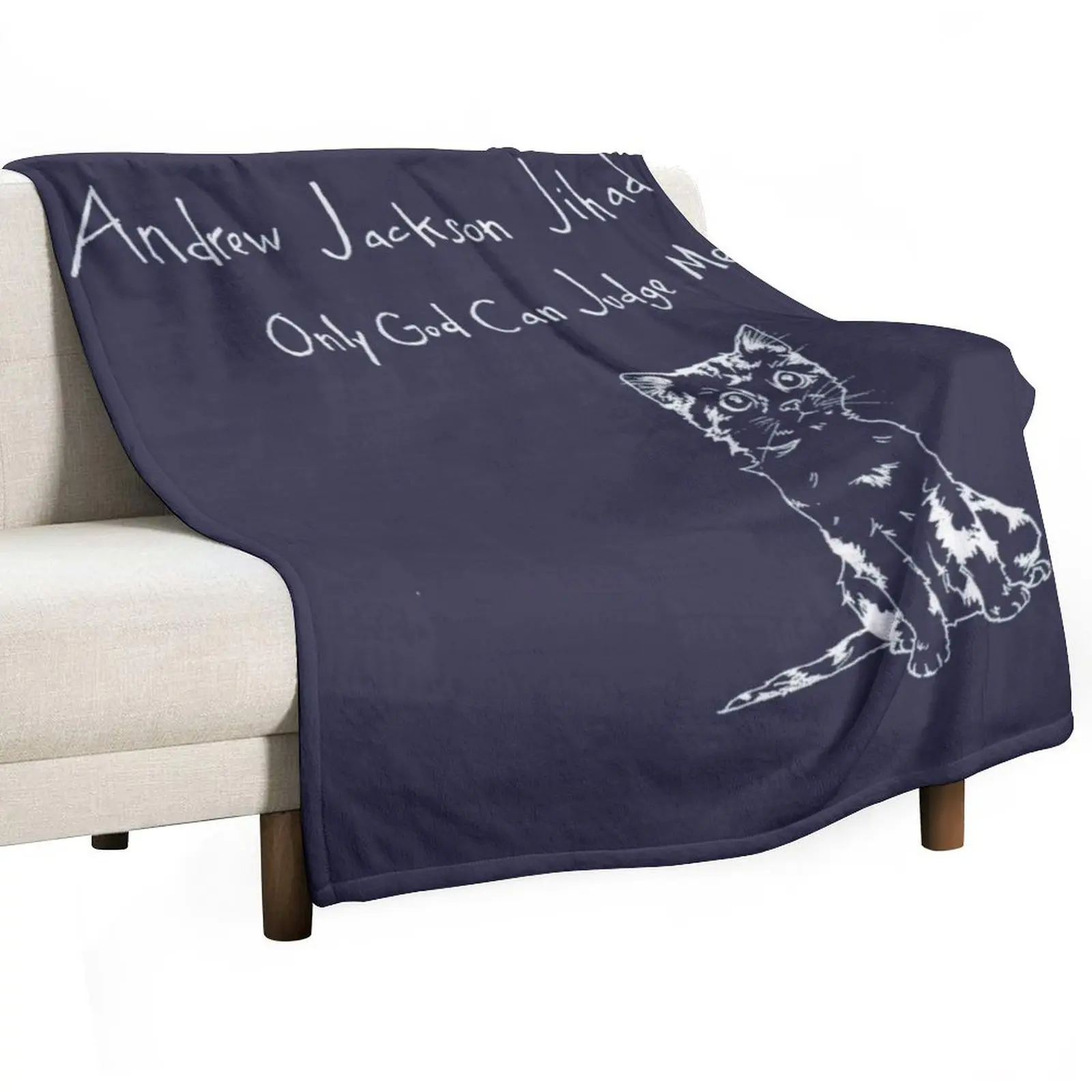 Andrew Jackson JihadOnly God Can Judge Me inverted Throw Blanket Luxury Throw warm winter Warm Blankets