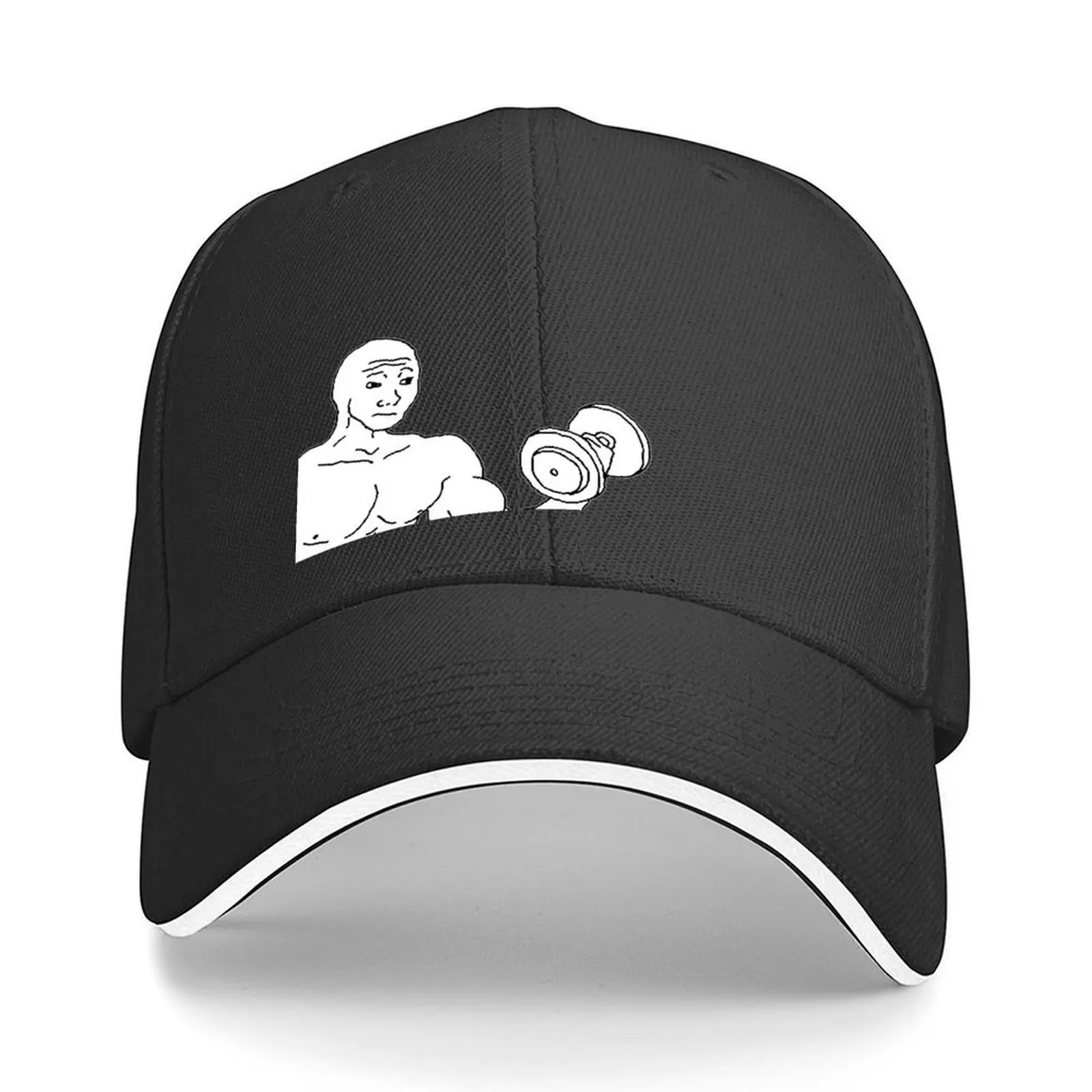 

Weight Lifting Bodybuilding Wojak Baseball Cap Sunhat New In Hat New In The Hat hard hat Men's Baseball Women's