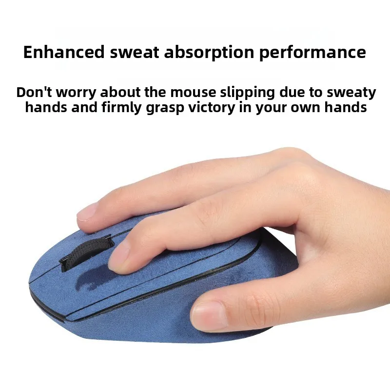 

Faux Suede Mouse Stickers for Logitech M330/M275/M280 - Full-Cover Anti-Slip Sweat-Absorbent Skins