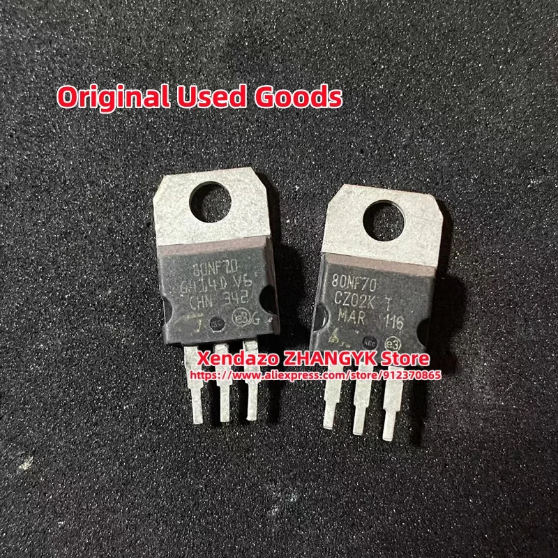 10pcs/lot Original STP80NF70 ST80NF70 80N70 MOSFET TO-220