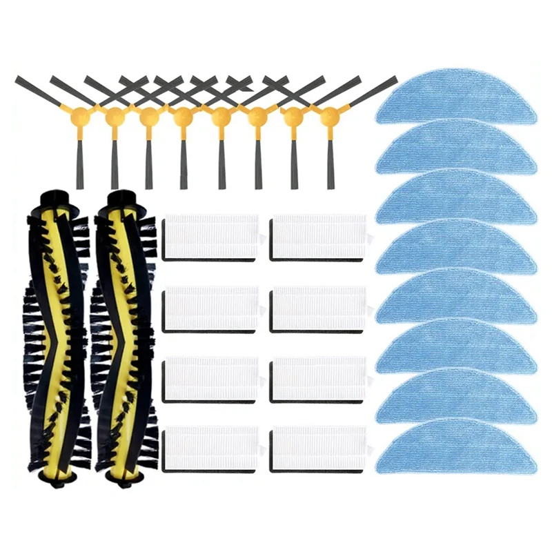 

For Tesvor M2 Robot Vacuum Main Side Brush HEPA Filter Mop Pads Replacement Spare Parts