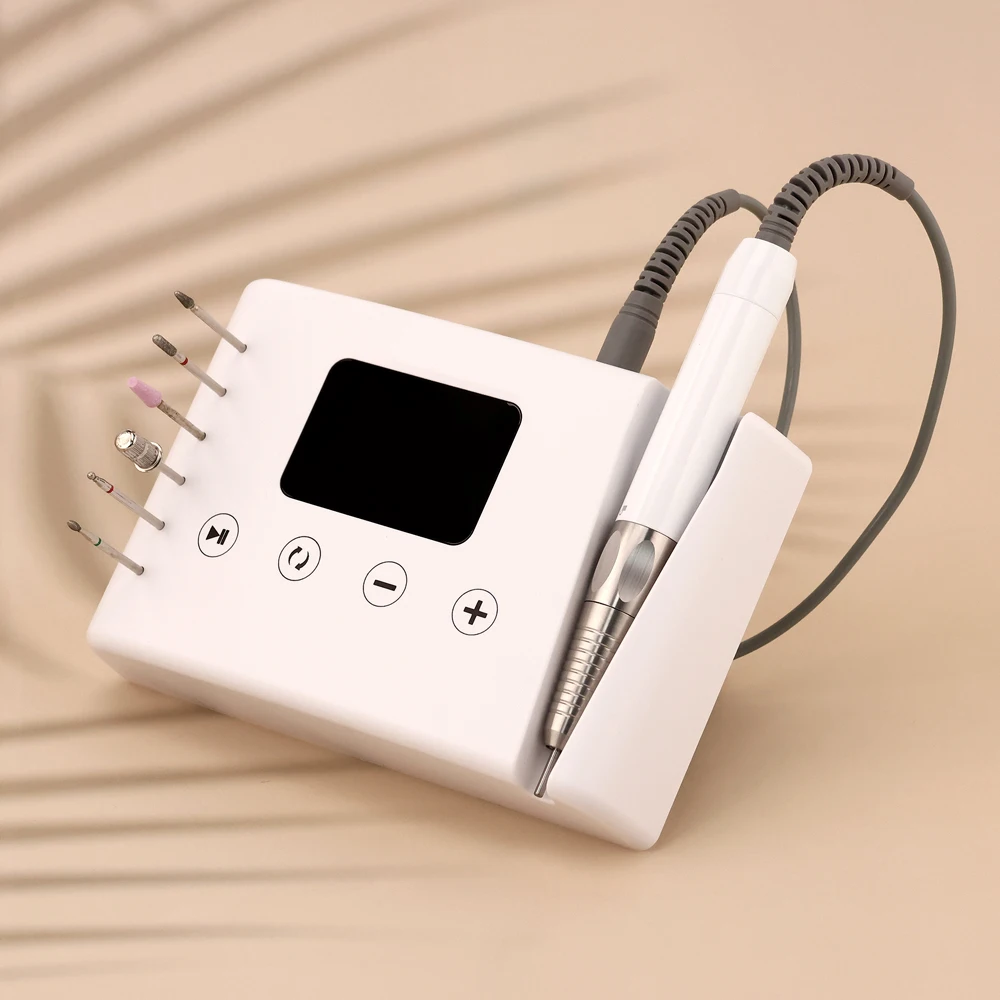 

Professional Beauty Salon Unique Slope Design 85W Brushless Motor Nail Polisher Manicure Tools Electric Nail Drill Machine