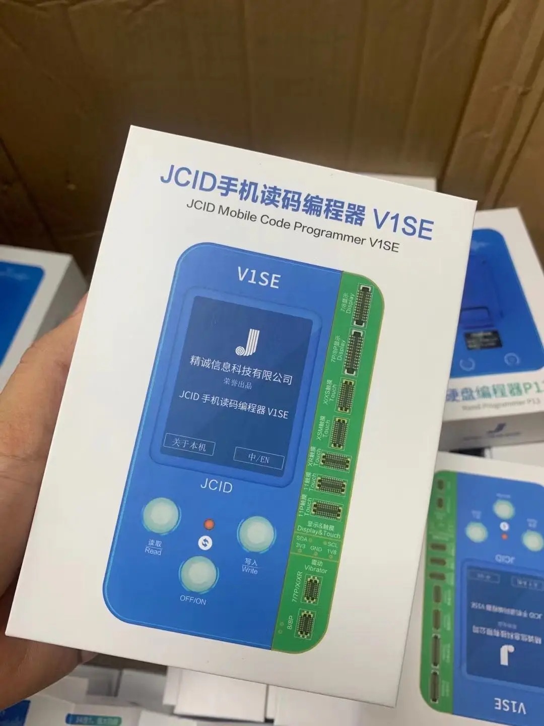 JC V1SE(8 boards) full set for Phone 7 8 X XS MAX 11 12 13 Series sensitive Original Color Touch Fingerprint Battery Vibration