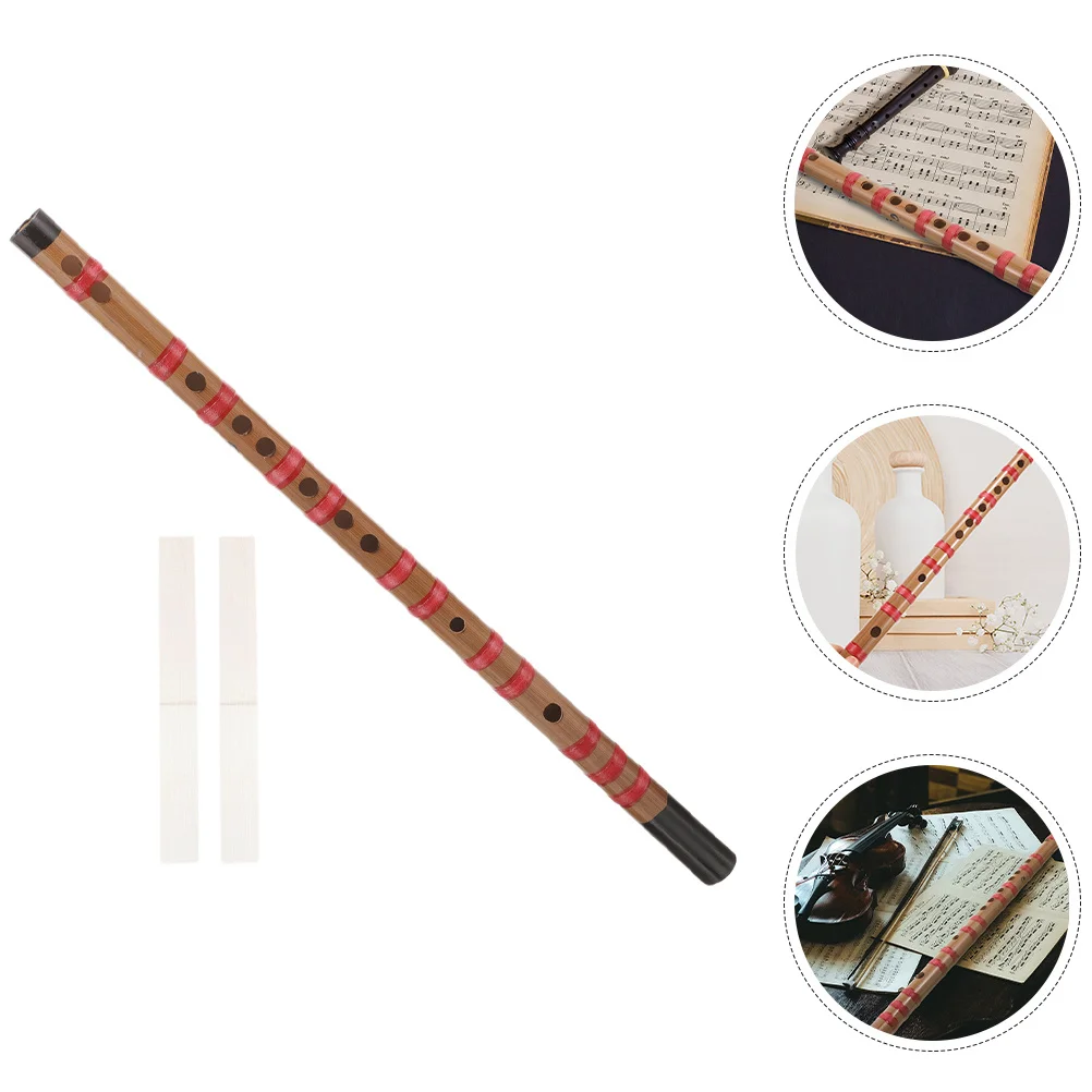 

Long Bamboo Flute Beginner Friendly with Replaceable Film Pure Sound Ideal for Student Practice Traditional Music Instrument