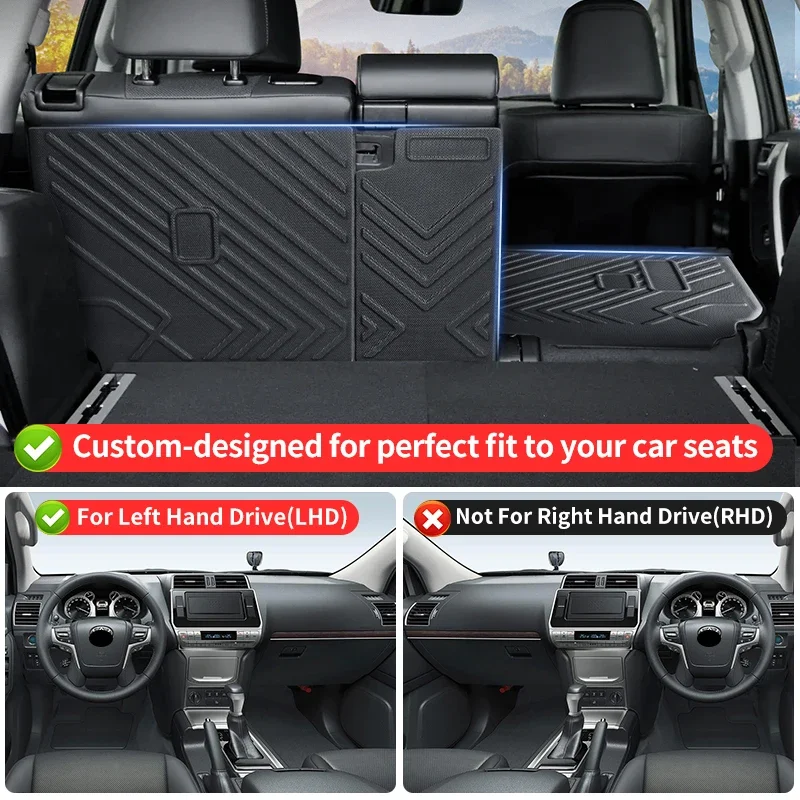 For 2010-2023 Lexus GX 460 Seven seats Dedicated Second Row Third Row seat back cushion GX460 interio upgraded cars accessories