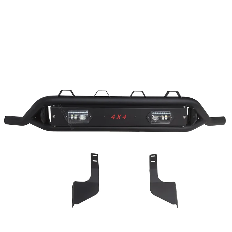 

LE-STAR 4X4 factory direct sales car bumper iron front bumper suitable for pickup truck Hilux Dmax Navara New black front bumper