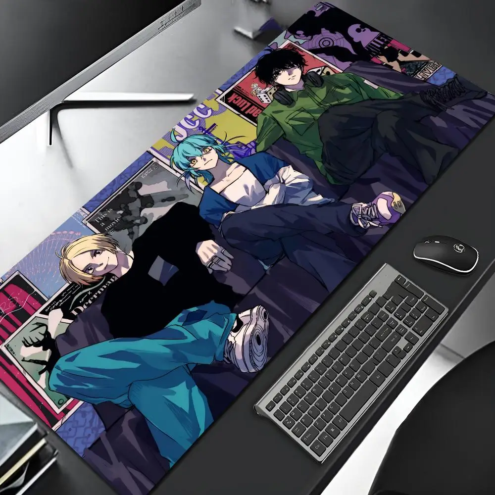 Sakamoto Days Mouse Pad Gaming Locking Edge Big Computer Gamer Large Rubber Art Mousepad Laptop cute Desk Mat