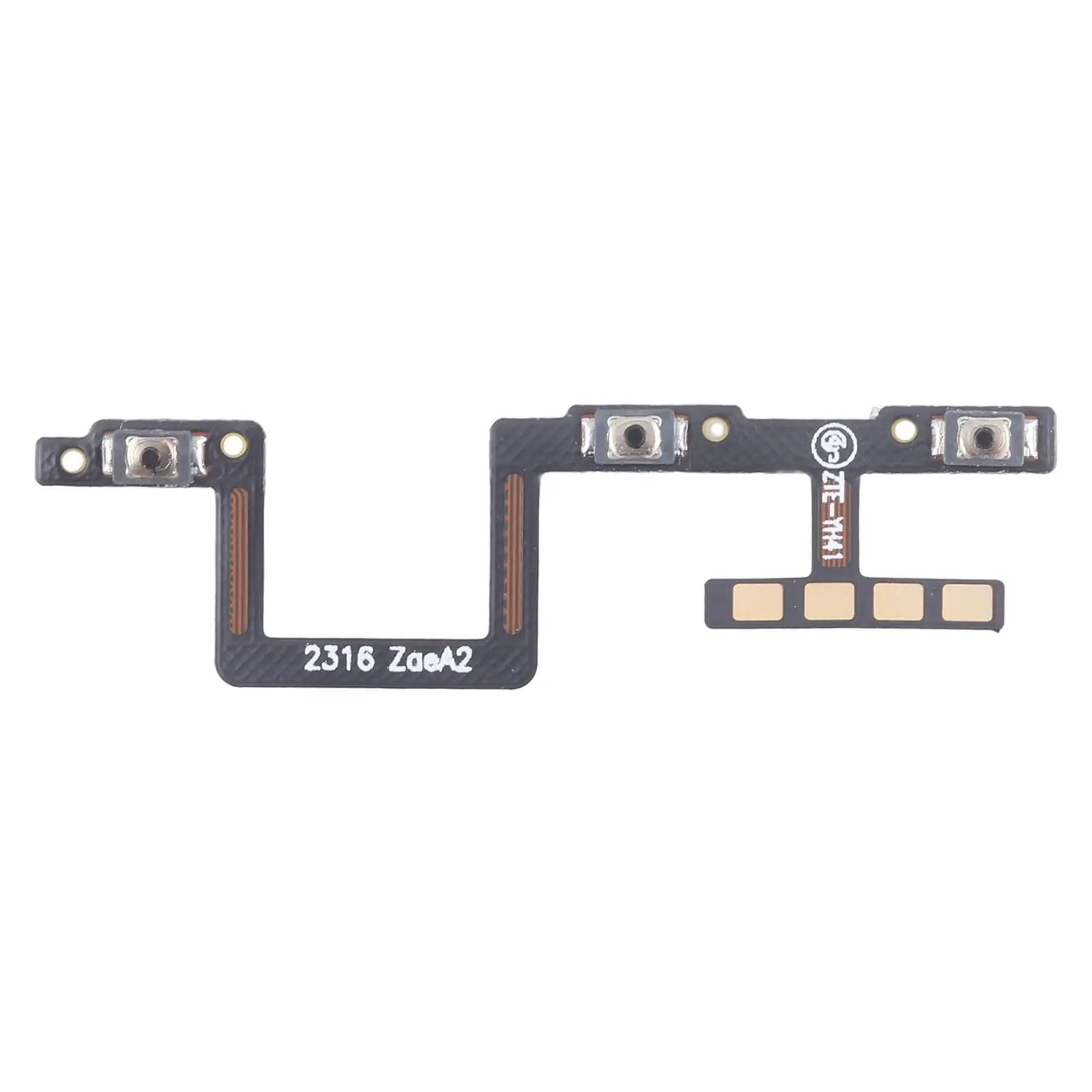Voor ZTE Blade A73 5G/A53 Pro/V40 Design/A75 5G Aan/uit-knop en volumeknop Flex-kabel
