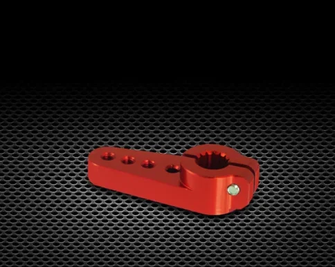 KSA014 15T 7.6MM Dia gear Aluminum Alloy Arm 40.3mm Metal Heavy Duty Servo Horn Rocker For RC Car Large Torque Servo Hitec