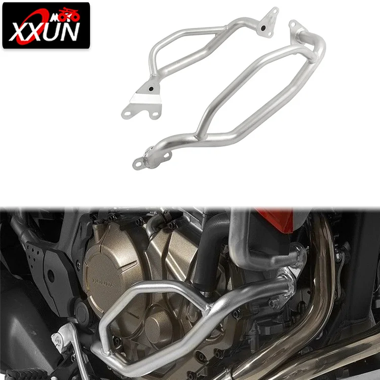 XXUN Motorcycle Accessories Lower Engine Crash Bar Protector Bumper Frame for Honda CRF1000L Africa Twin 2016 2017 2018 2019