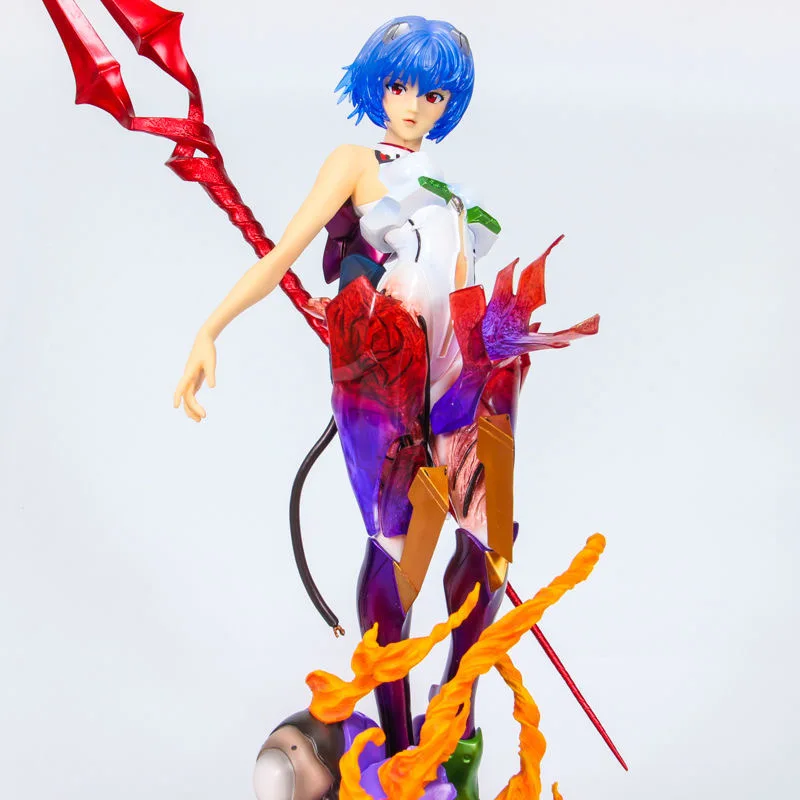 62cm Rei Ayanami Neon Genesis Evangelion Asuka Langley Soryu Anime Figure EVA Action Figure PVC Collection Model Doll Gifts Toys