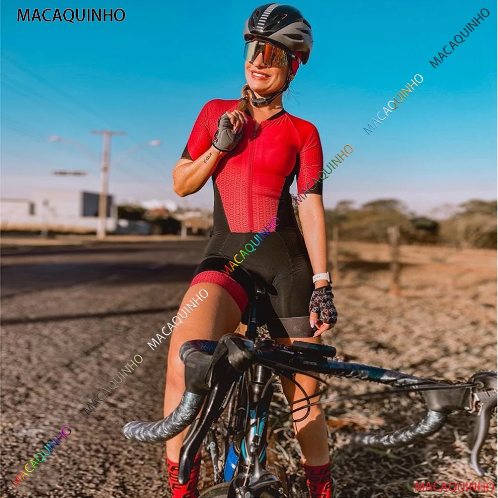 Women's Red Kaifitt Cycling Clothing 2022 Brazil Jumpsuit Suit 2022