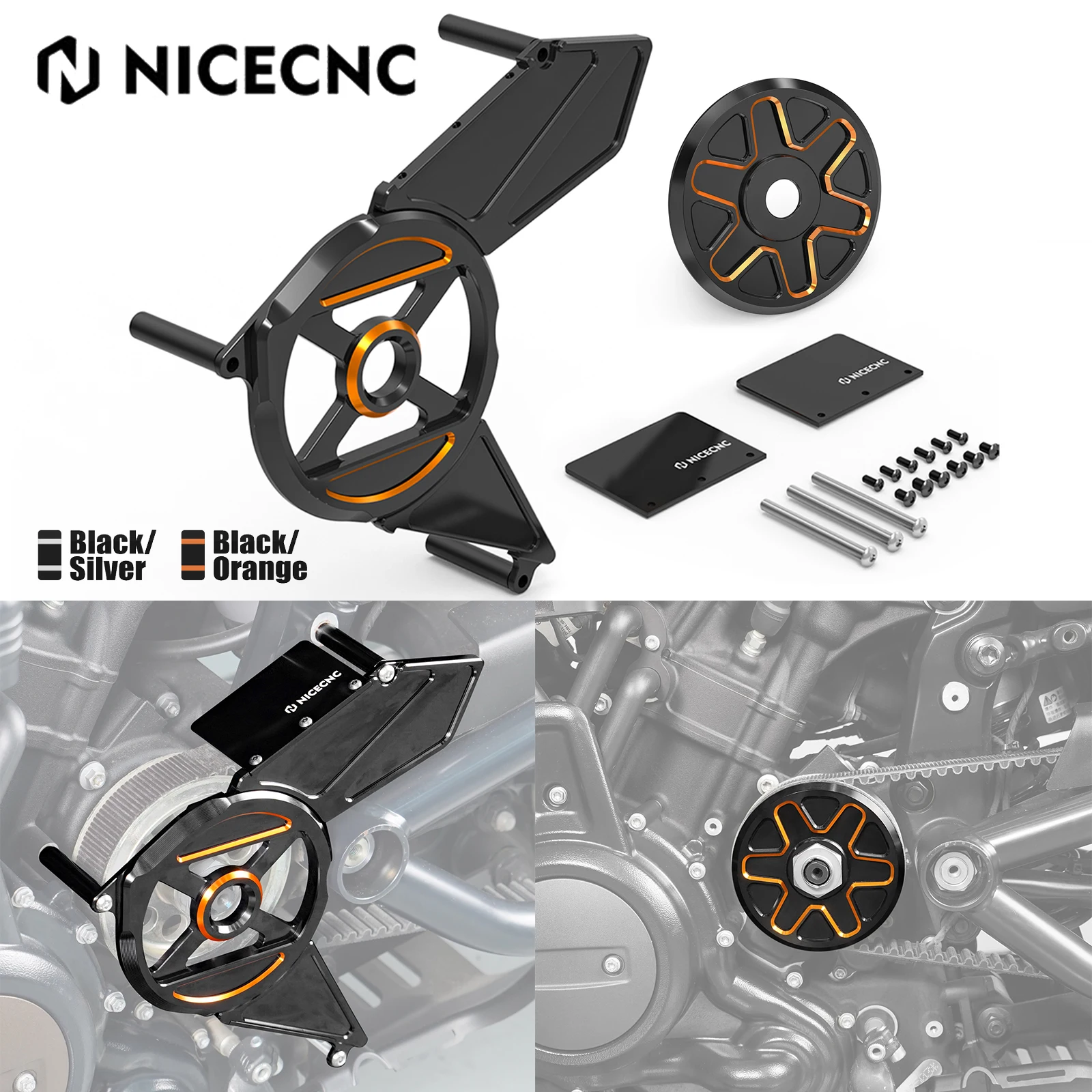 

Front Wheel Sprocket Cover Guard For Harley Sportster S RH1250S 2021-2024 Nightster RH975 2023 2024 Special RH975S 2023-2024