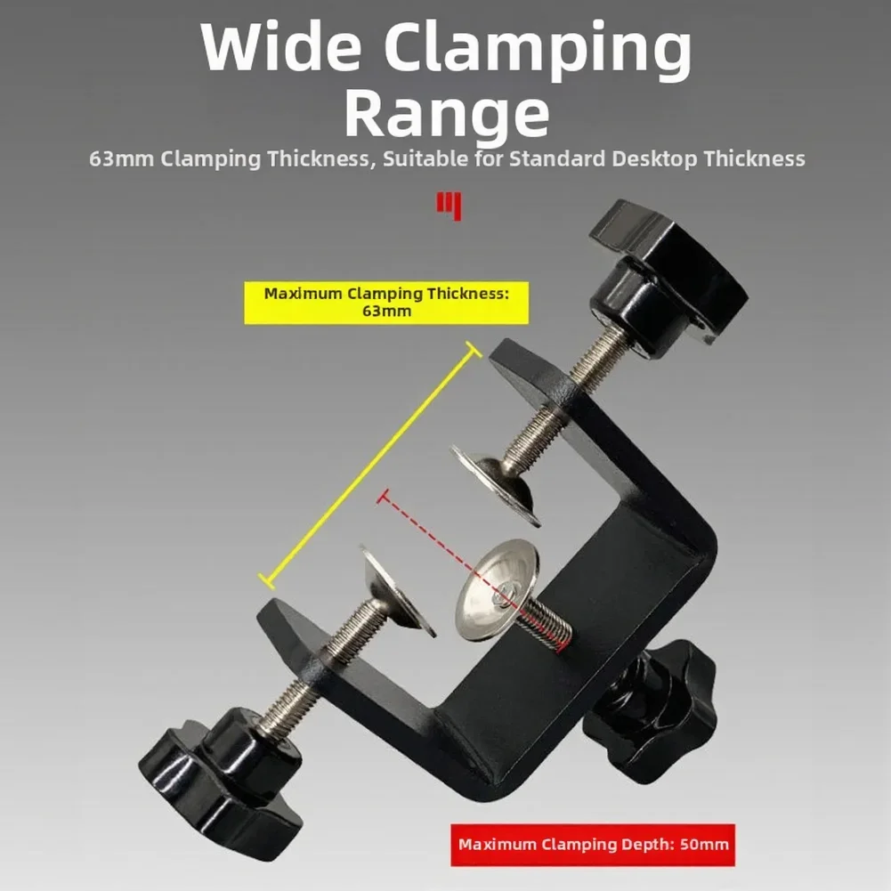 3Way Clamp Set Aluminium Alloy Edge G Clamps Adjustable Vise And Edging Clamp Reinforcement Device For Woodworking, Welding